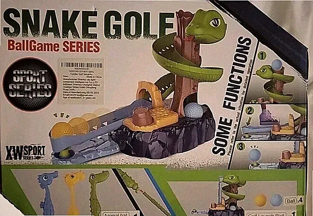 Toddlers XW Sports Series New In BOX Snake Golf Set