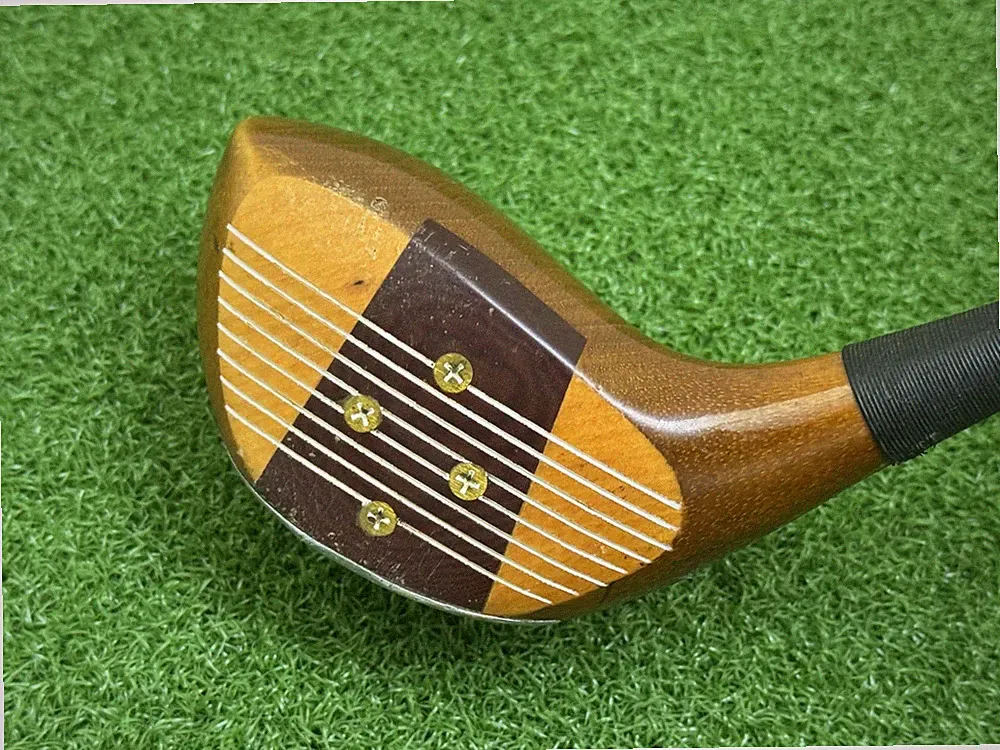 Tom Watson by Ram TW801 Deep Face Persimmon Driver RH Steel Stiff Classic Golf