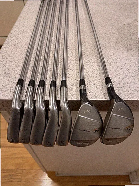 Tommy Armour 845 Golf Set 3W 4W 5-9 Irons Stiff Steel True Temper Mens RH