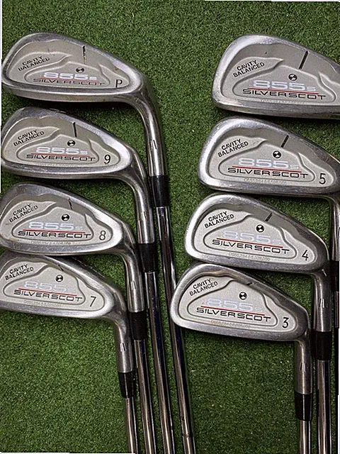 Tommy Armour 855s Silver Scot 3-PW Iron Set Tour Step Steel Shaft Stiff RH