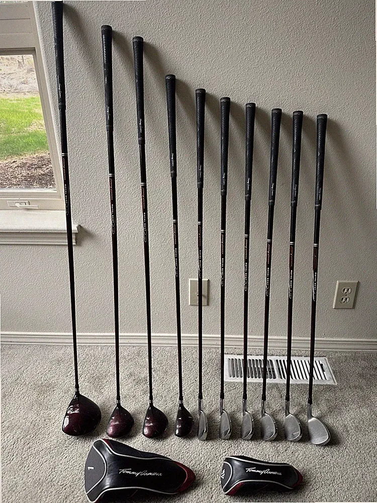 Tommy Armour Royal Scot LEFT HANDED 10 Golf Club Set Driver 3/5 Wood Hybrid Iron