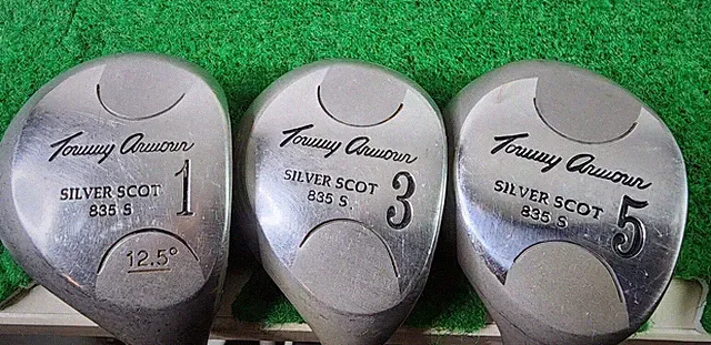 Tommy Armour Silver Scot 835 S Driver / Wood Set 1-3-5 RH Steel Shaft (L Flex)