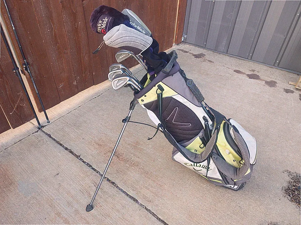 Tommy Armour Titleist 14 Piece Stiff Flex Complete Golf Set Callaway Stand Bag