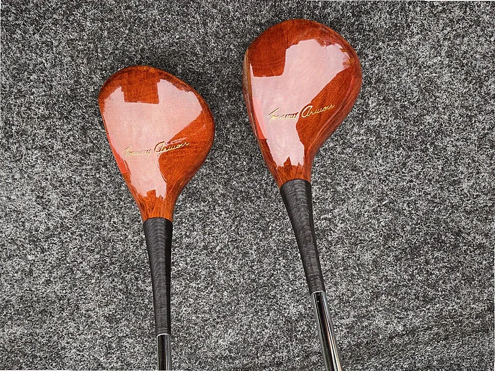 TOMMY ARMOUR VINTAGE MACGREGOR 693T PERSIMMON 1 2 WOODS TRUE TEMPER SHAFTS