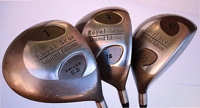 TommyArmour Royal Scot Limited Edition RH Firm Woods Lot Of 3 Pre Owned