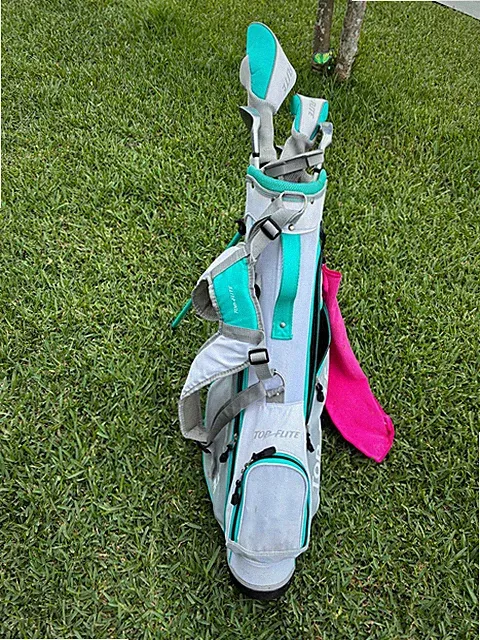 Top Flight Graphite Bag & Shaft Iron Set Golf Clubs Junior Youth Kids LH