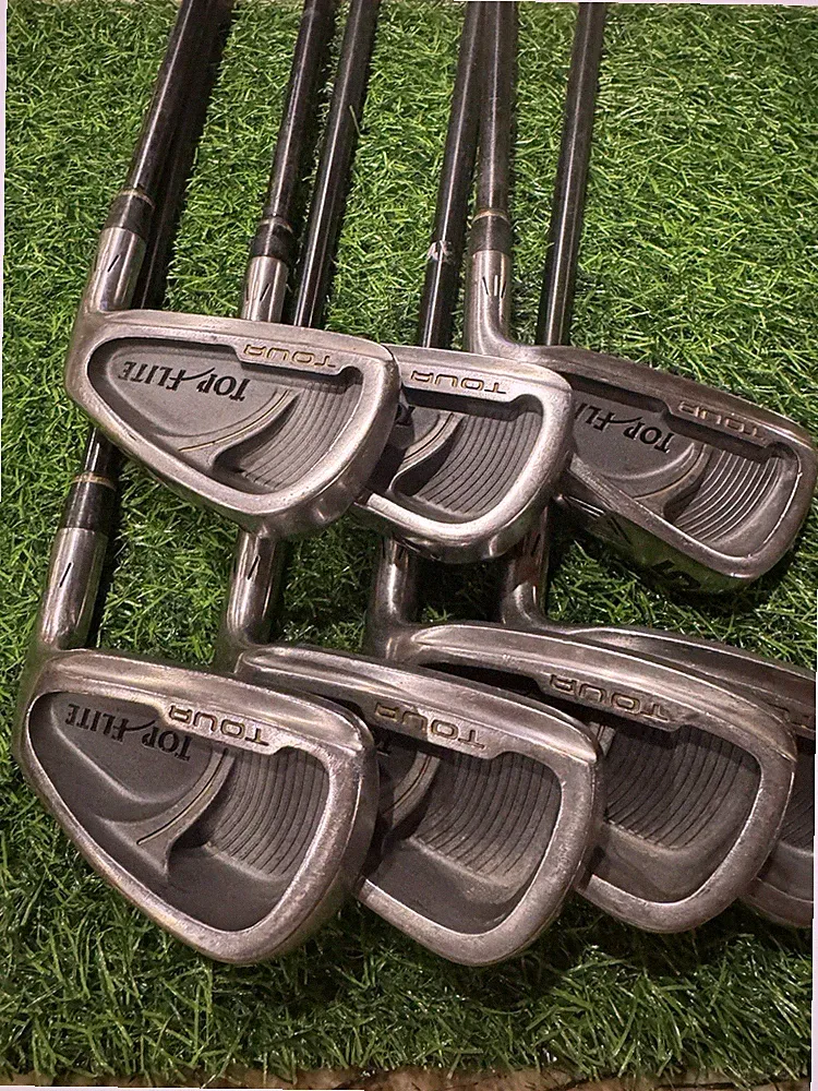 Top Flight S Tour Golf Irons Performance Flex True Temper Graphite Shaft Set 3-9