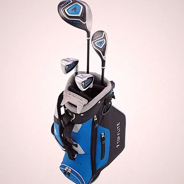 Top-Flite 2022 Junior Boys 8-Piece Complete Golf Club Set- Ages Youth 5-8 Years