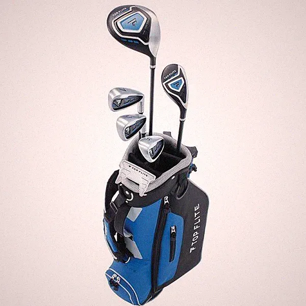 Top Flite 2022 Junior Boys 9-Piece Complete Golf Club Set- Kids Ages 9-12 Years