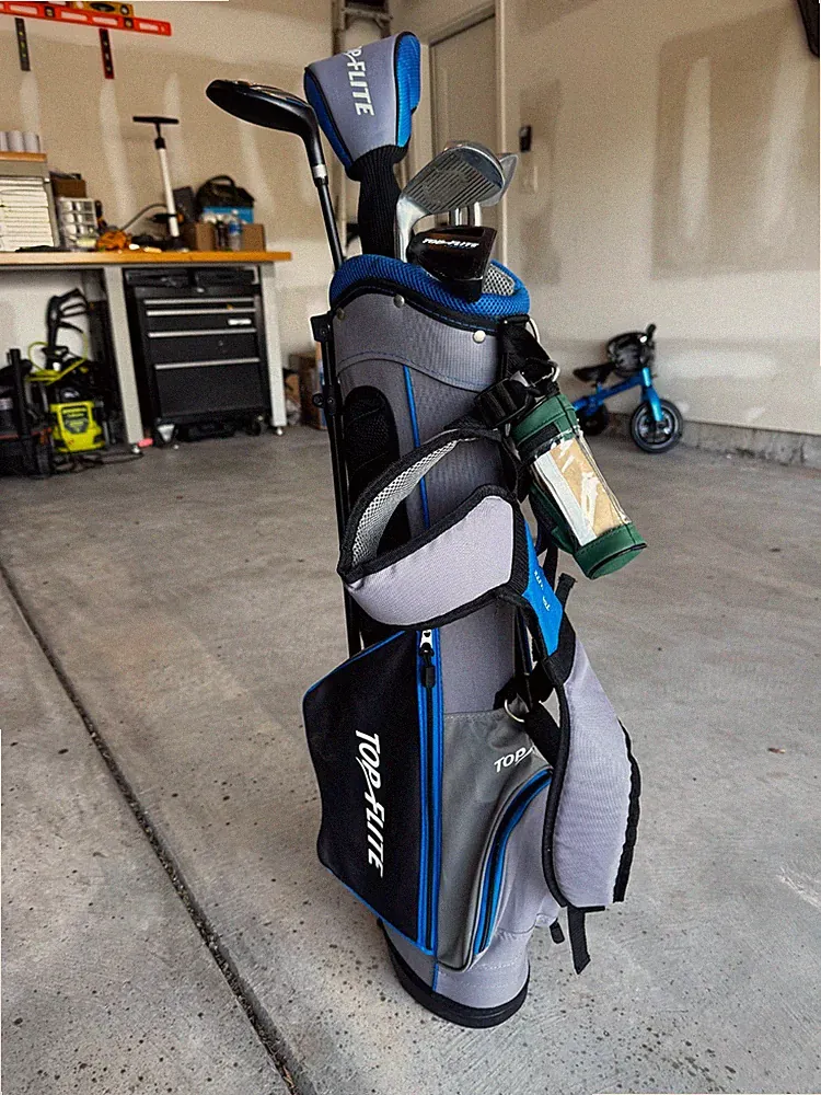 Top Flite 2022 Junior Boys Golf Club Set Ages 9-12 RH 6 Clubs + Stand Bag