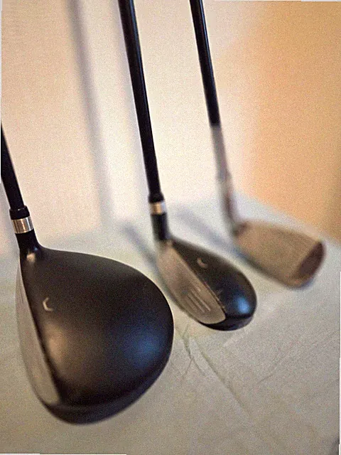 Top Flite 3 Club Left Hand Set Junior Driver Hybrid 7 Iron Graphite Junior Flex