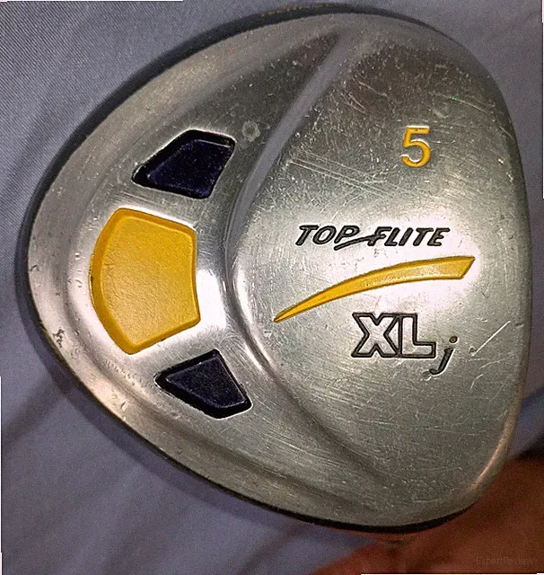 Top Flite FD XLJ Junior Golf Club 5 Wood High M.O.I. Synchro Flex Playable Grip