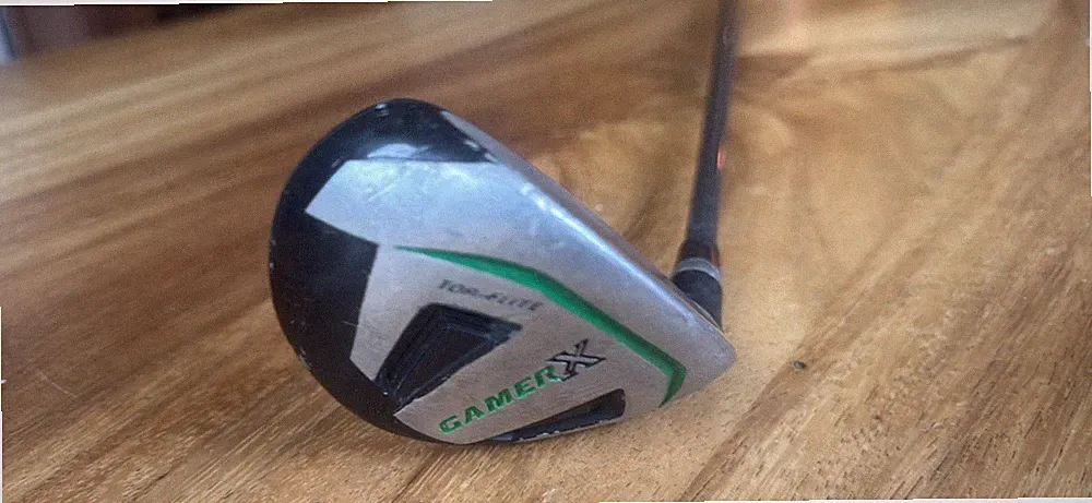 Top Flite Gamer X Hybrid 7H Game Improvement Golf Club Black Silver Green