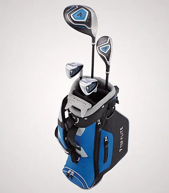 Top-Flite Junior Boys 8-Piece Complete Golf Club Set LH- Youth 5-8 Years