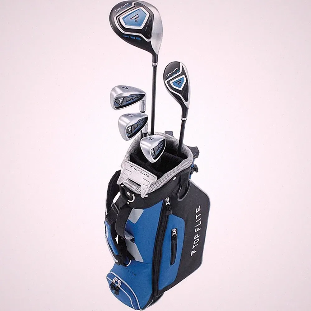 Top Flite Junior Boys Complete Golf Club Set with Bag Ages 9-12 Years Brand New