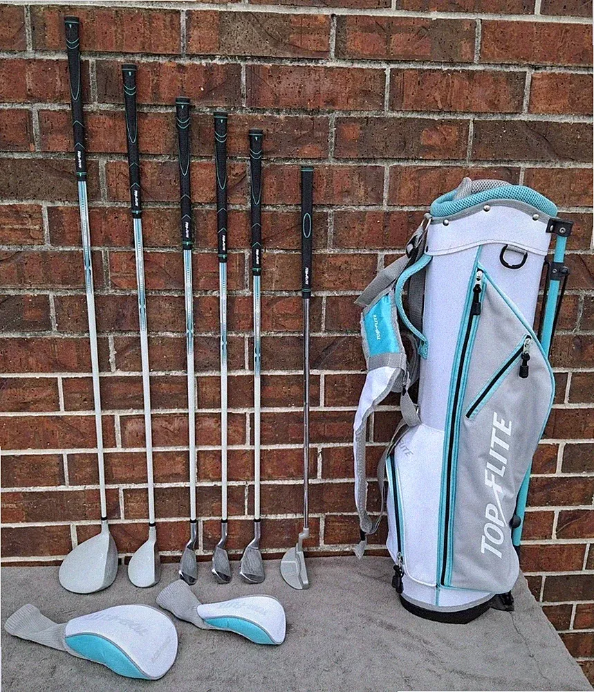 Top Flite Junior Girl's 6 Club Golf Set For 53"-60" Tall Player RH
