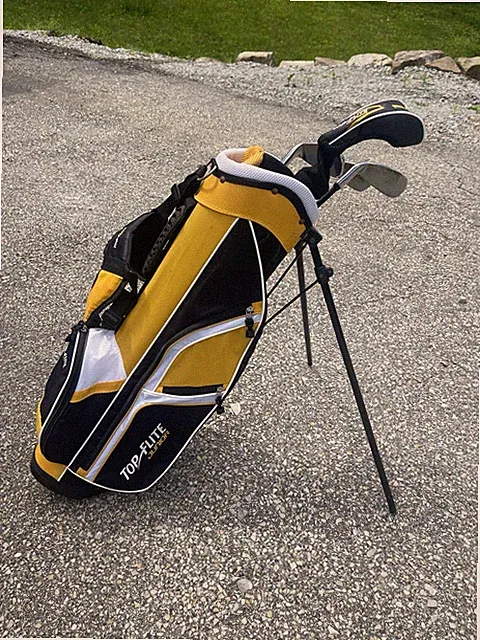 Top Flite Junior Golf Club Set with Stand Bag SW, 9, 7