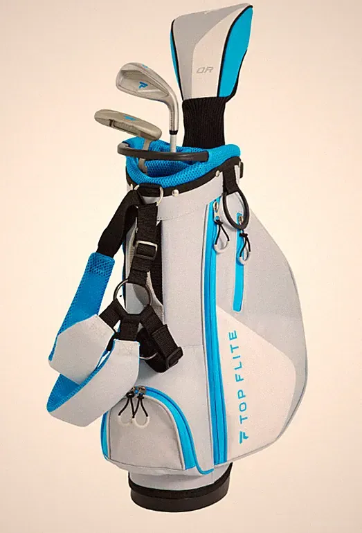 Top Flite Junior Kids' 5-Piece Complete Golf Club Set Ages 2-4 - LEFT HANDED