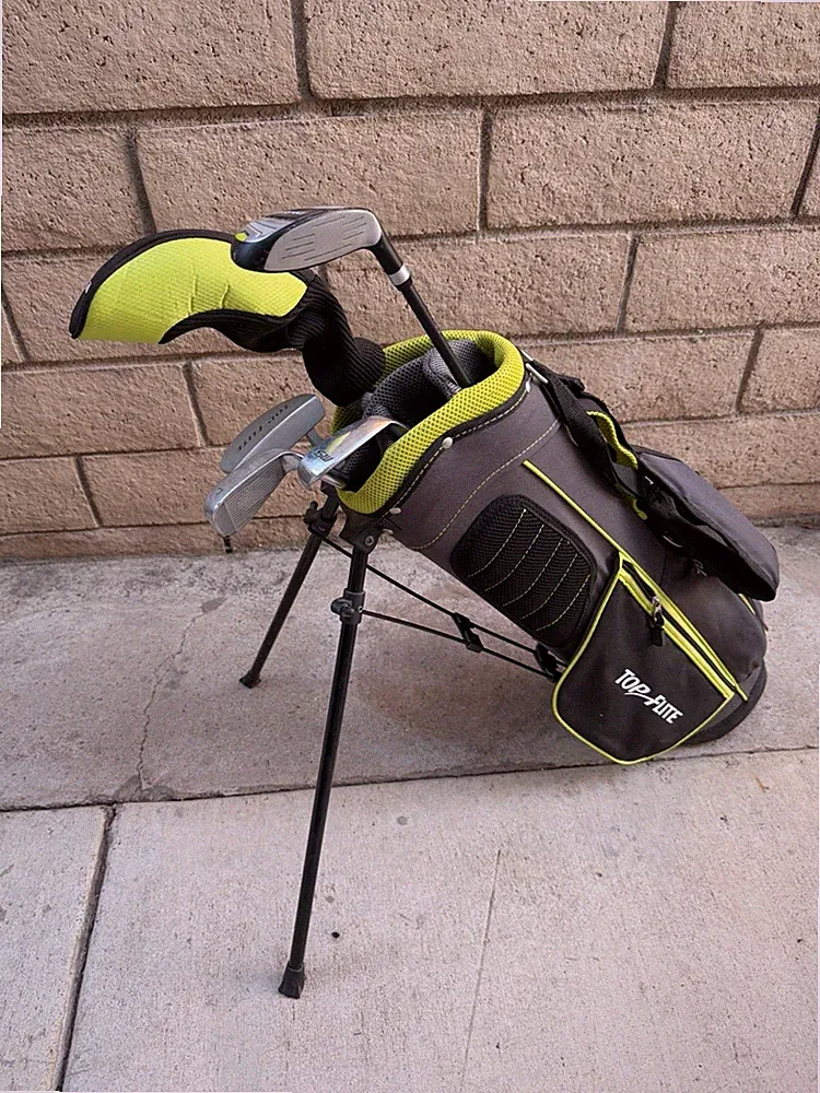 Top Flite Left-Handed Golf Club Set (5 Clubs) w/ Stand Bag