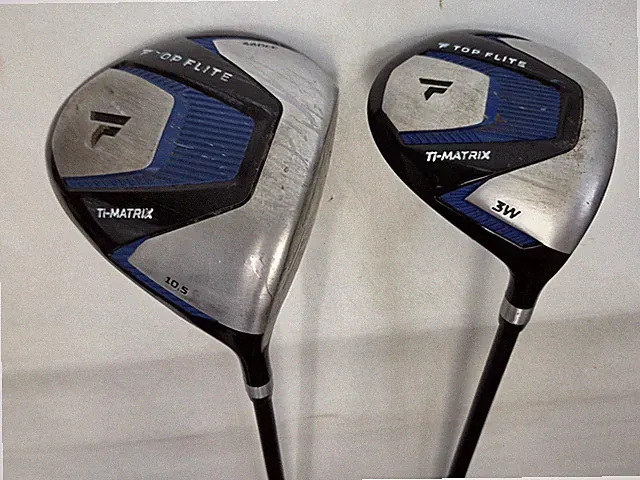 Top Flite Ti-Matrix Woods Set 10.5° Driver 3W Mens Right Handed