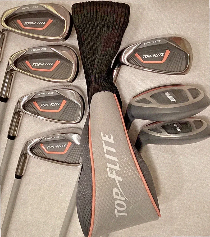 Top Flite Women’s Flex Left Handed 6-PW, 3 wood, 5 hybrid Golf Set