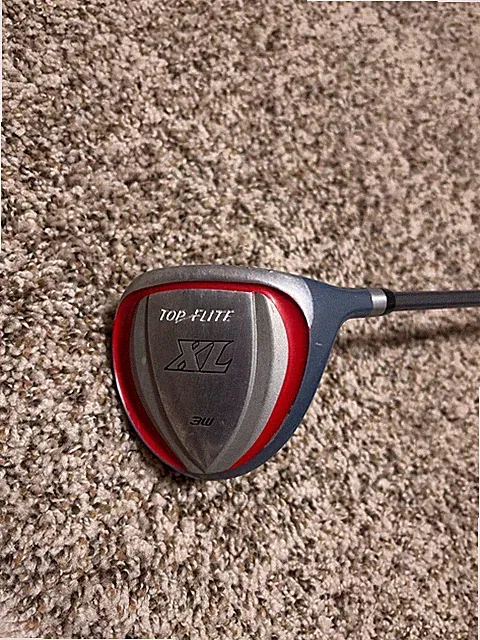 Top Flite XL 3W 3 Fairway Wood Right Handed Uniflex Graphite Shaft 43.5" Good