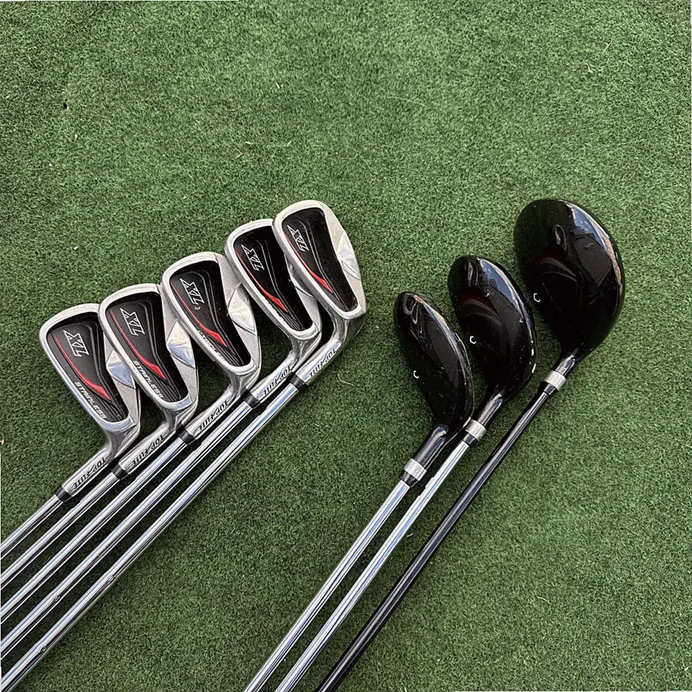 Top Flite XL, 8 Club Golf Set, RH, W Hybrids, 6-9, Wedge, 3W, 4Hy, 5Hy Golf Set!