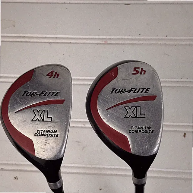 TOP-FLITE XL Titanium Composite 4H & 5H Hybrid Golf Clubs A-Flex Right Handed