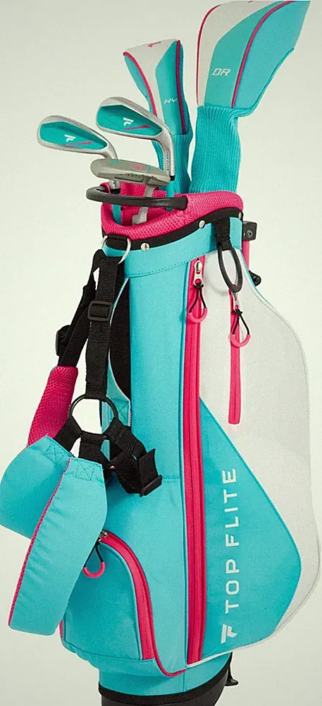Top Flite Youth 8-Piece Complete Junior Girls Golf Set