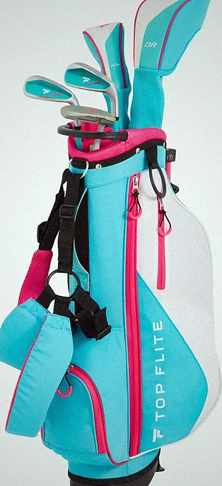 Top Flite Youth 8pc Junior Girls Golf Club Set