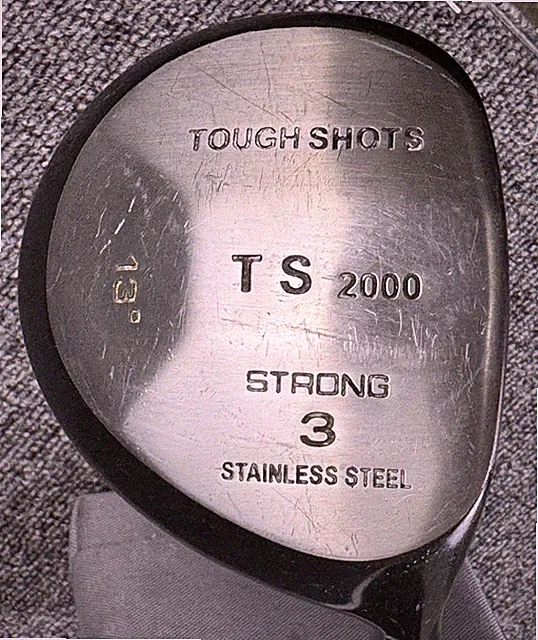 Tough Shots TS-2000 Strong 3 Fairway Wood 13° RH Dynalite Gold Steel 43"