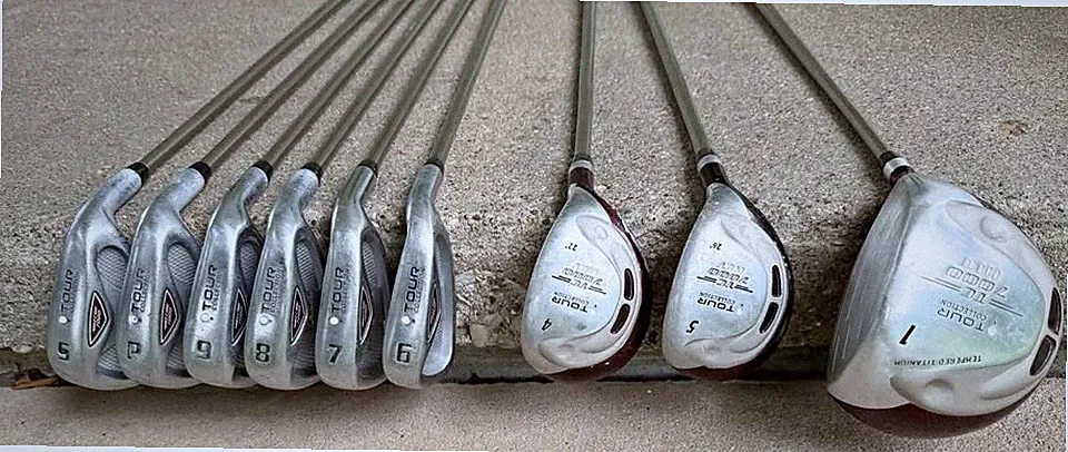 Tour Collection Golf Club Set, Senior Flex, 6‑S Irons + Woods, Right Hand