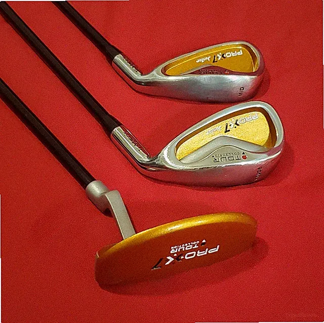 Tour Collection Pro X7 Ti Matrix 3 Piece Junior Golf Club Set Iron Wedge Putter