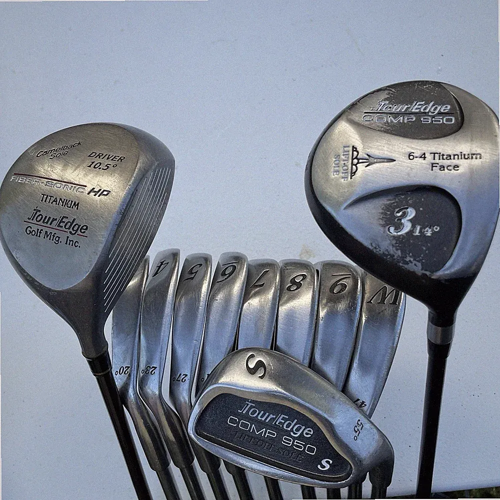 Tour Edge 10.5° Driver, 14° 3W Comp 950 Irons 3-PW-SW
