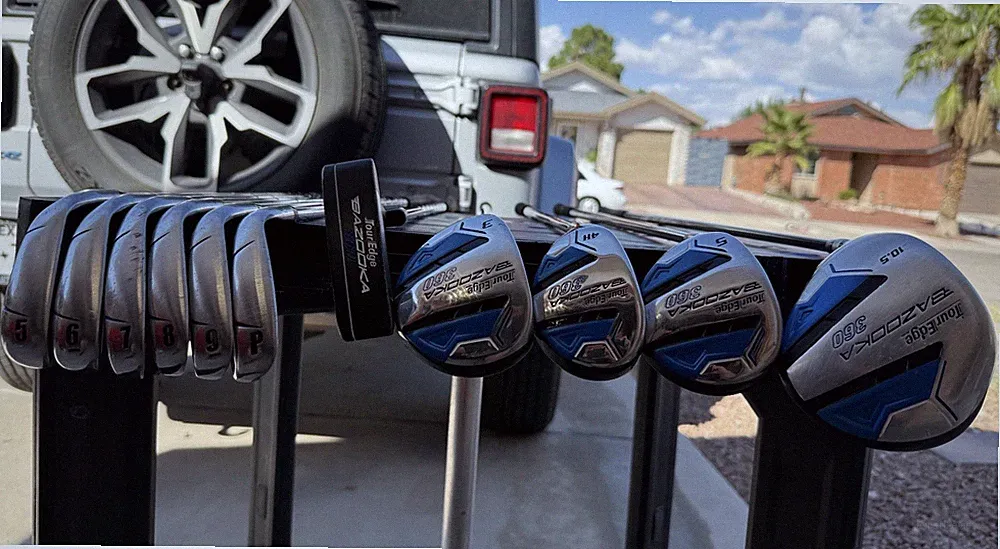 Tour Edge Bazooka 360 LH Golf Club Set - Driver, Woods & Irons w/ UniFlex Shafts