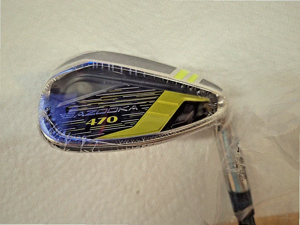 Tour Edge Bazooka 470 - game improvement irons - 6 thru SW senior flex graphite