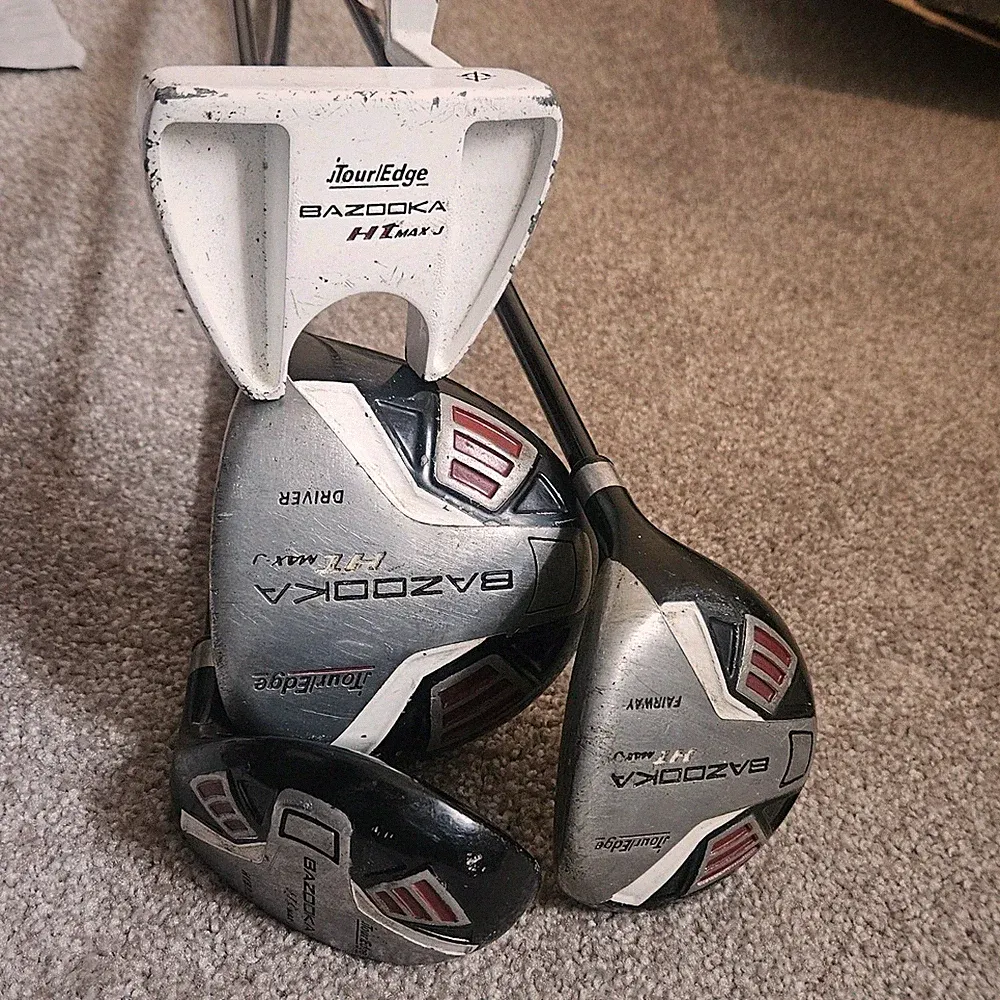 Tour Edge Bazooka HT Max-J Junior Set Tour Edge, Fairway, Hybrid, Driver, Putter