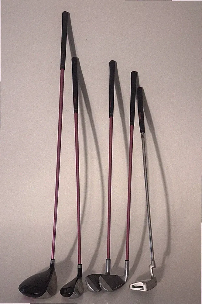 Tour Edge Bazooka HT MAX-J RH Junior Girls Pink Starter Golf Set 5 Clubs Used