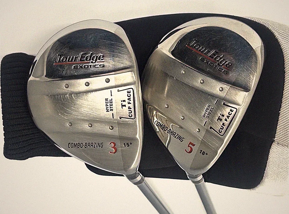 Tour Edge Exoctics Combo Brazing 3,5 Woods Graphite Shafts Reg