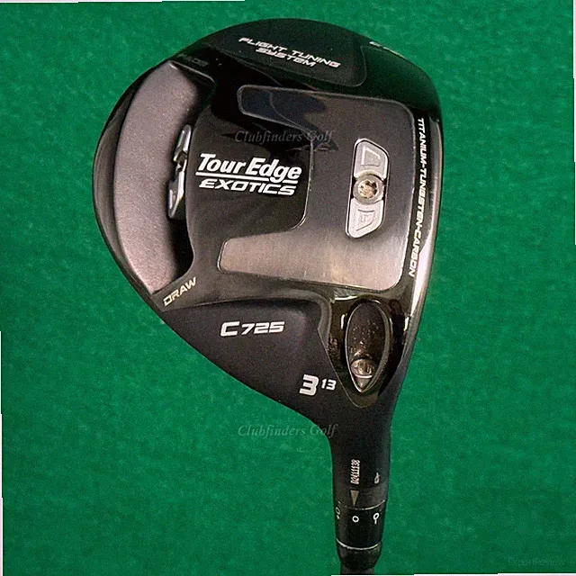 Tour Edge Exotics C725 13° Fairway 3 Wood HZRDUS Black 6.0 70g Stiff w/HC