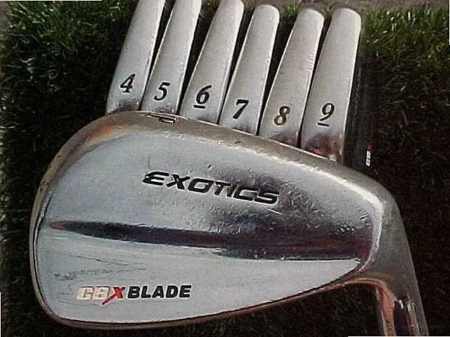 Tour Edge EXOTICS CBX FORGED Blade Golf Clubs set Irons 4 - PW w X Flex KBS Tour