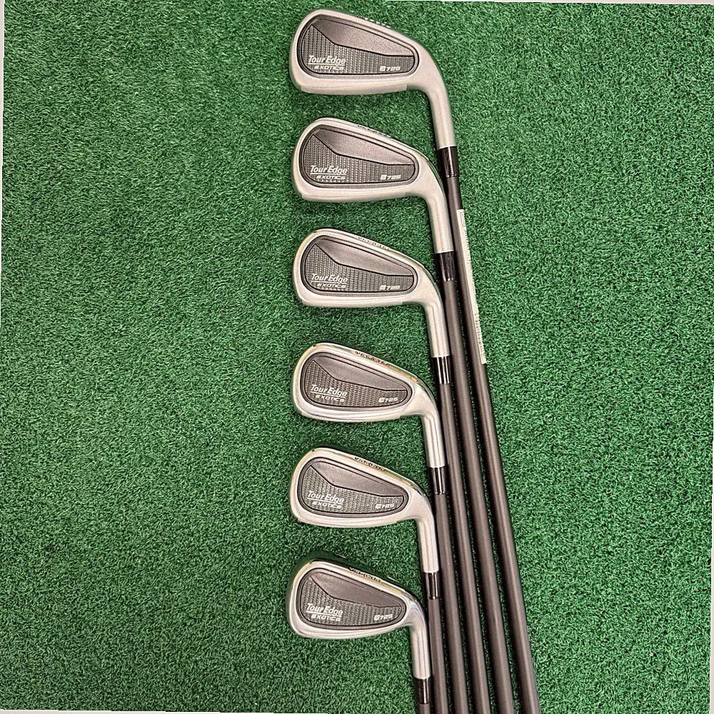 Tour Edge Exotics E725 VIBRCOR Iron Set 5-PW MRH 5.5 Regular Flex Graphite Shaft