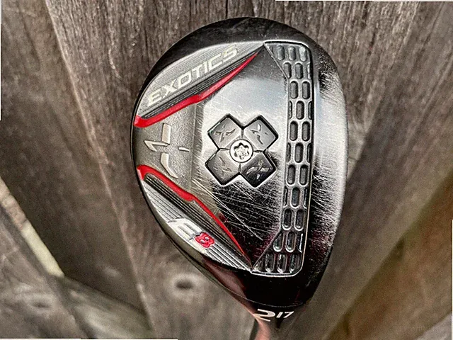 Tour Edge Exotics E8 Hybrid 2H 17*, Recoil 460 R flex, New MCC+4 grip