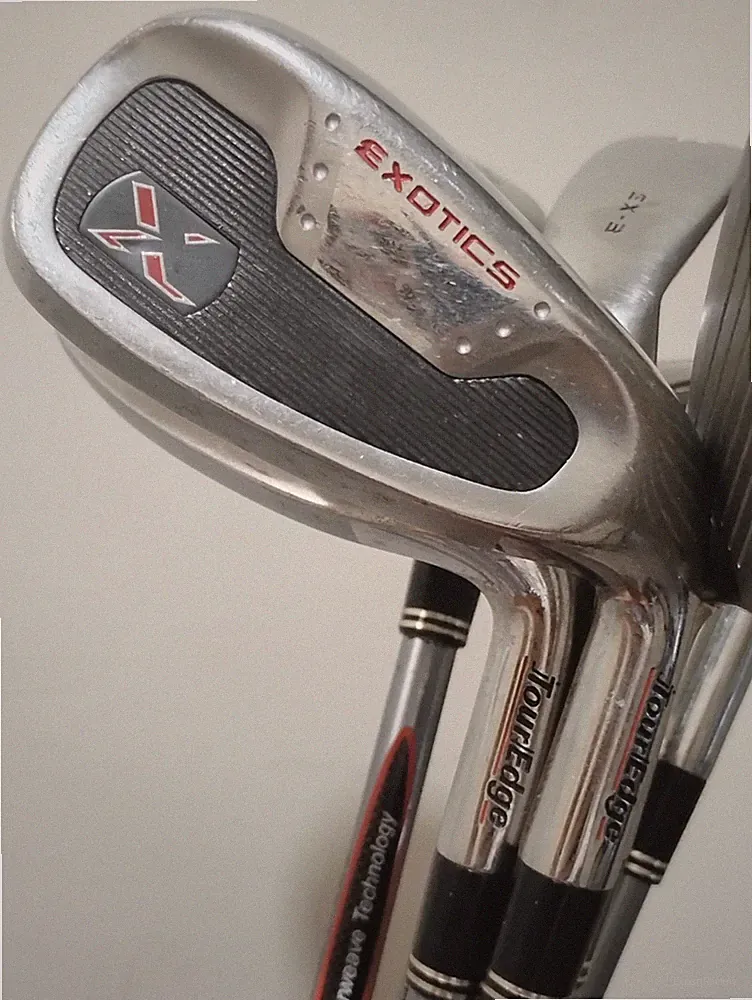 Tour Edge Exotics EX-3 5-AW Stiff Graphite Iron Golf Club Set