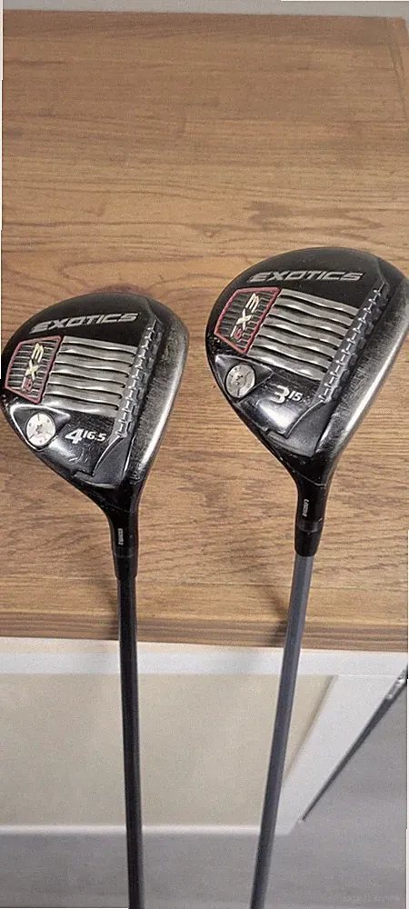 Tour Edge Exotics EX9 3 and 4 wood RH Graphite Shaft Reg Flex