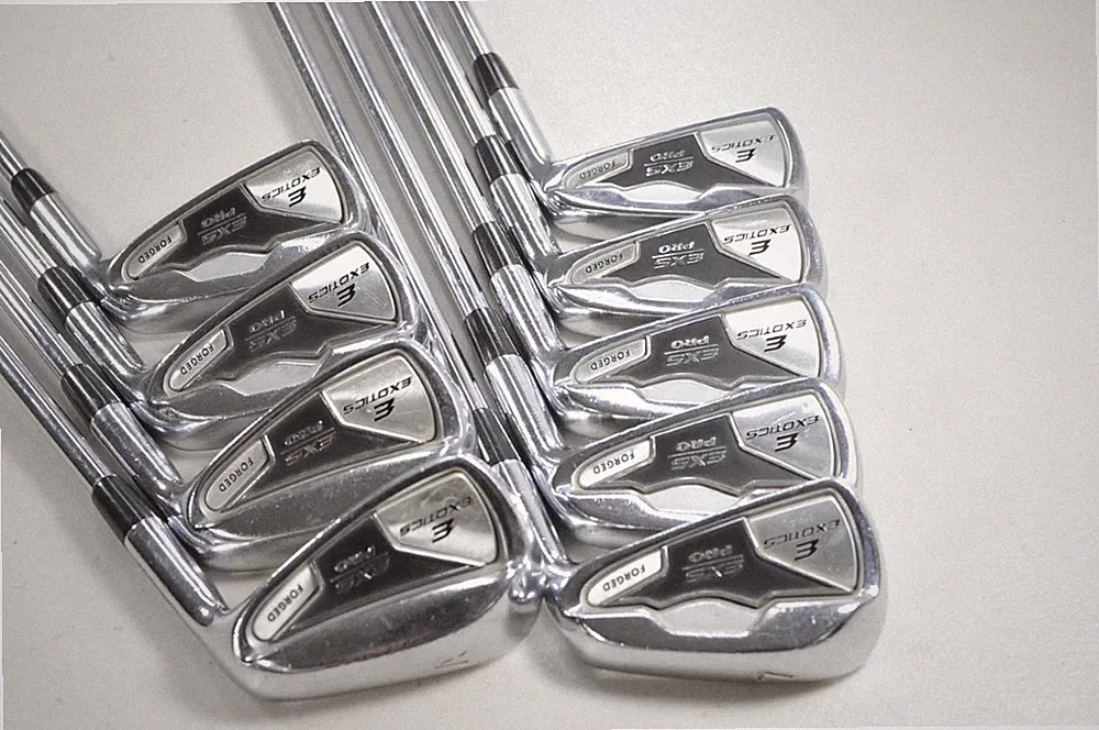 Tour Edge Exotics EXS Pro Forged 3-PW,AW Iron Set Regular Flex RH Steel # 217709
