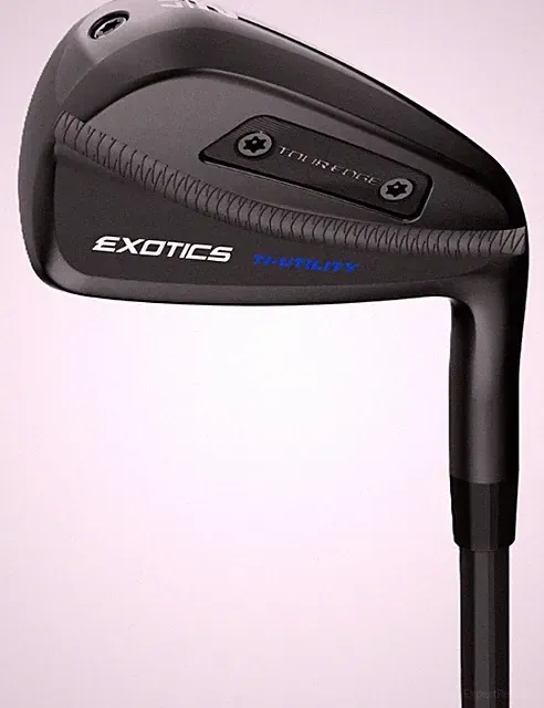 Tour Edge Exotics Ti Utility Black 19* 3H Hybrid Stf Fuji Ventus Black 8 Excnt