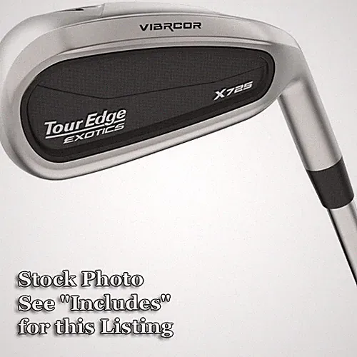 Tour Edge Exotics X725 Irons - Choose Make Up, Shaft, Flex & Specs - NEW
