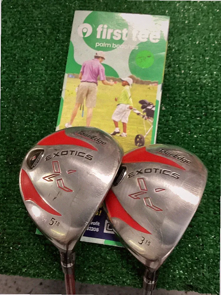 Tour Edge Exotics XCG 3 and 5 Woods Set Regular Graphite Shafts
