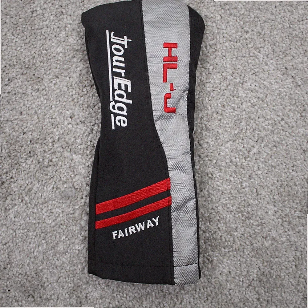 Tour Edge Fairway Wood Headcover Black/Gray/Red HL-J Golf Club Head Cover